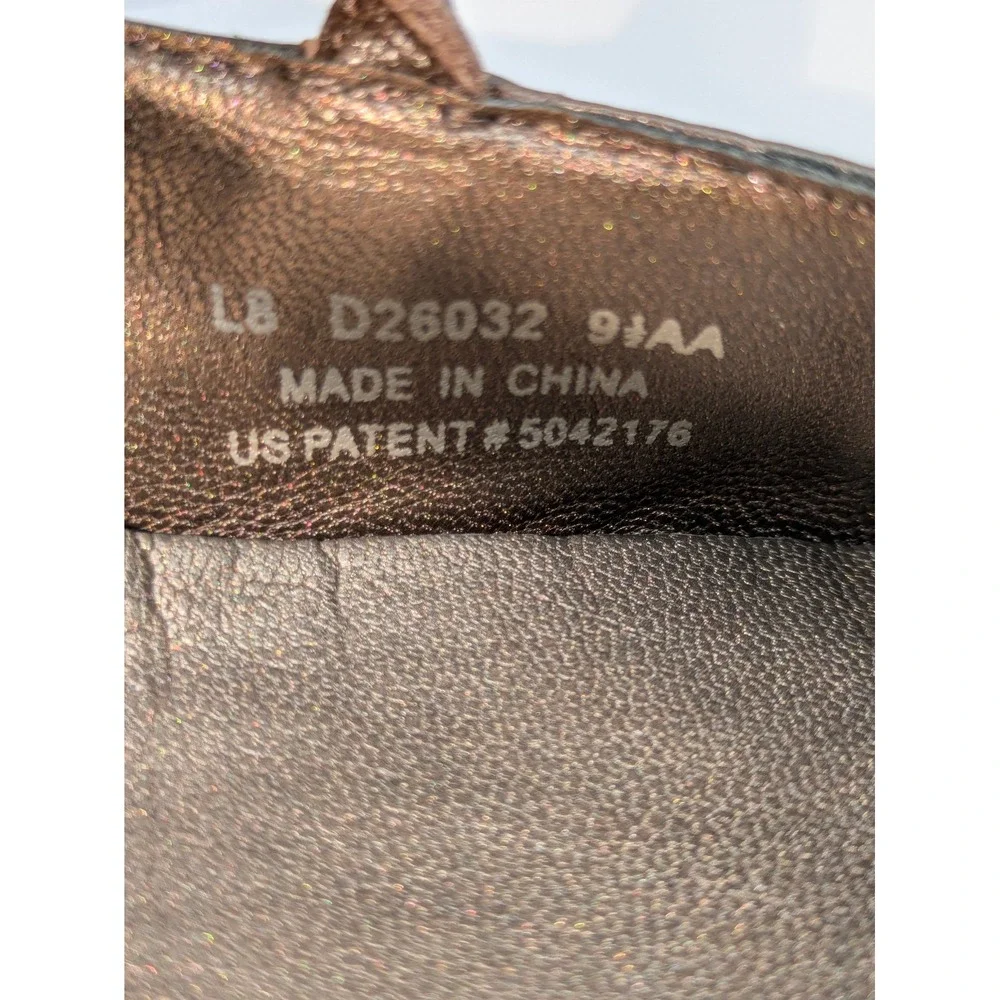 Cole Haan NikeAir Mary Jane Flats Brown Women's 9.5 AA Narrow Comfort Shoes